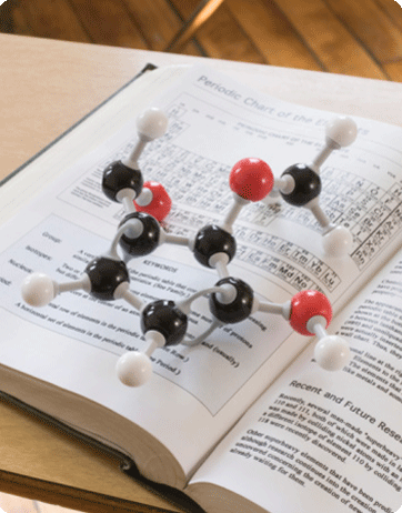 Molecule model and book